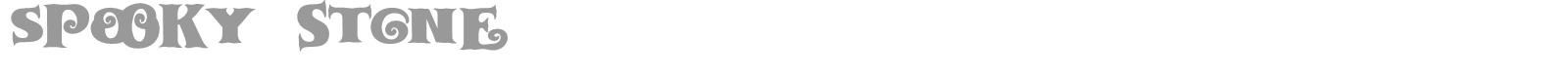 Spooky Stone font preview